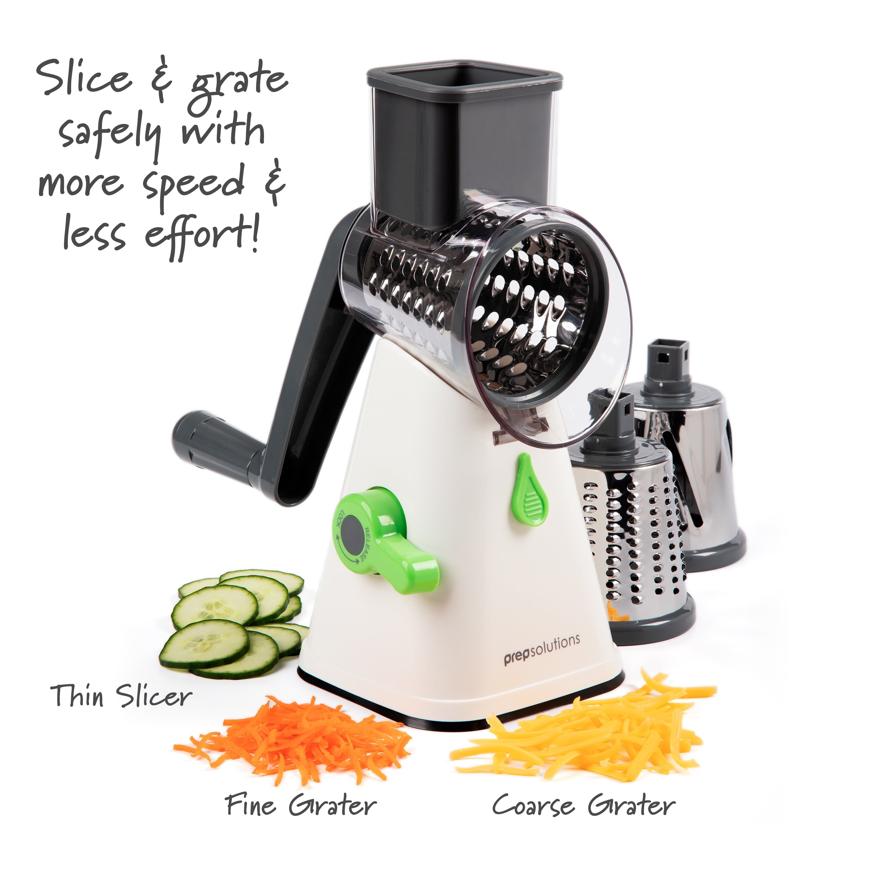 Prep Solutions Manual Rotary Grater & Slicer - Image 2