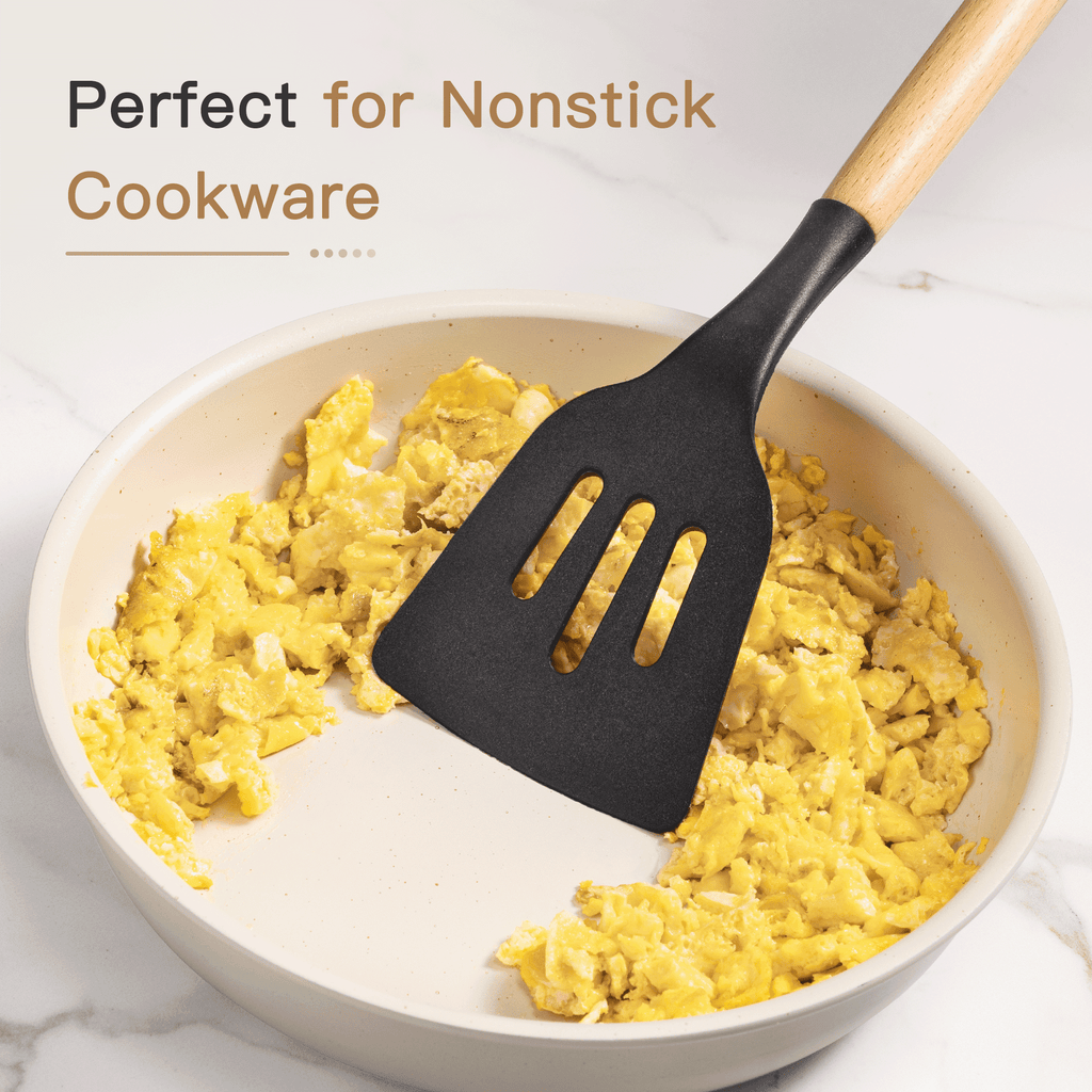 Astercook Silicone Cooking Utensils Set, 38 PCS Kitchen Utensils Set for 446°F Heat Resistant, Food Grade Utensil Set... - Image 4